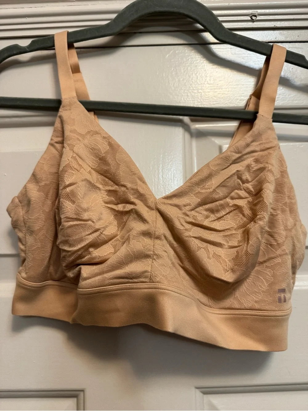 Tommy John Nude/Beige Lace Wireless Comfort Bra - Picture 1 of 5